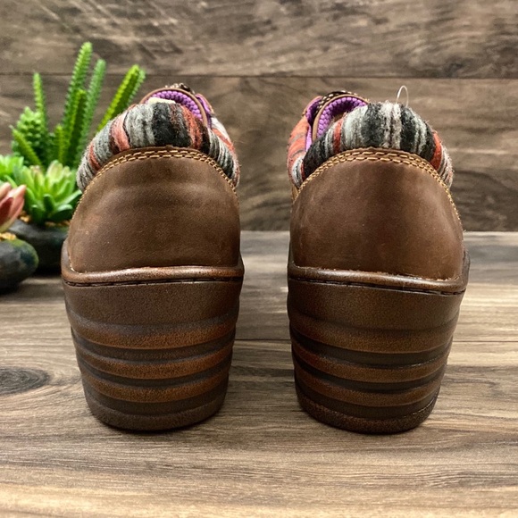 NIB Bionica Gervais Platform Wedge Oxford Sneaker - Picture 8 of 11